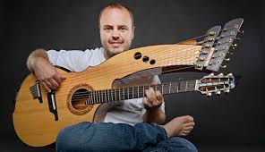 types of guitar andy-mckee-harp-guitar
