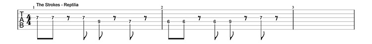 Reptilia-guitar-tab